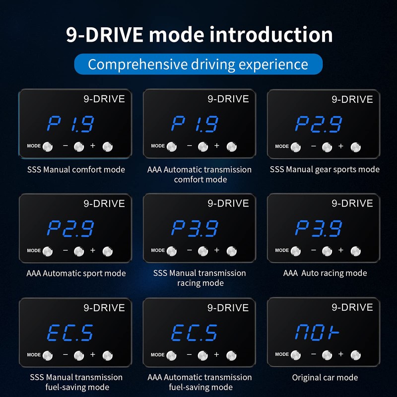 Throttle Response Controller 9 Drive Modes Smart Electronic Racing Accelerator