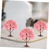DOITOOL Miniature Cherry Tree, Architectural Tree Model, DIY Micro Landscape