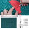 Carving Hobby Knife Kit Cutting Mat Handle Blades Ruler Art