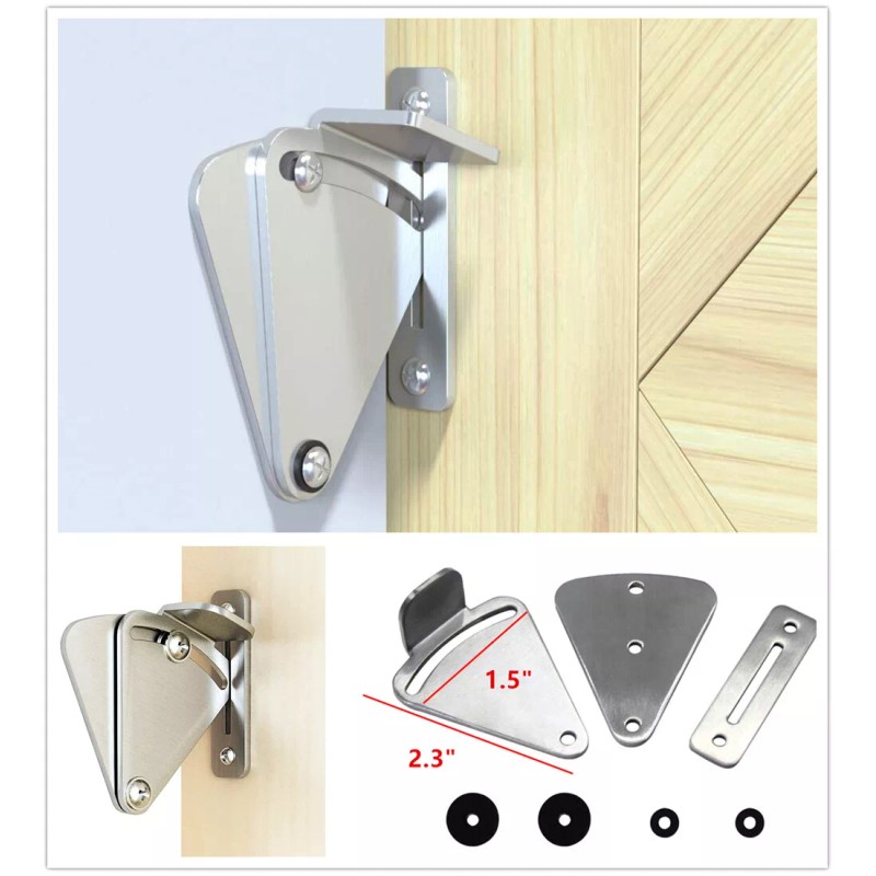 CCJH Stainless Steel Latch Sliding Door Lock for Sliding Barn