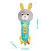Bambiya Musical Bunny Baby Teething Toy for 6 Months and