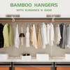 APRTAT Bamboo Clothes Hangers 30 Pack, Suit Hangers 360° Rotatable