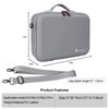 SKYREAT Mini 3/Mini 3 Pro RC Case,Portable PU Leather Storage