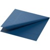 Duni Napkins, Cellulose, Dark Blue, 3-Ply, 24 x 24 cm,