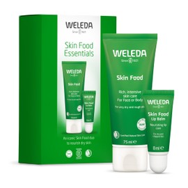 Weleda Skin Food Essentials Duo Pack, Gift Set - Skin Food Original 75ml & Lip Balm, Skin Care Sets for Women & Men, Multiple Uses, 100% Certified Natural, Organic