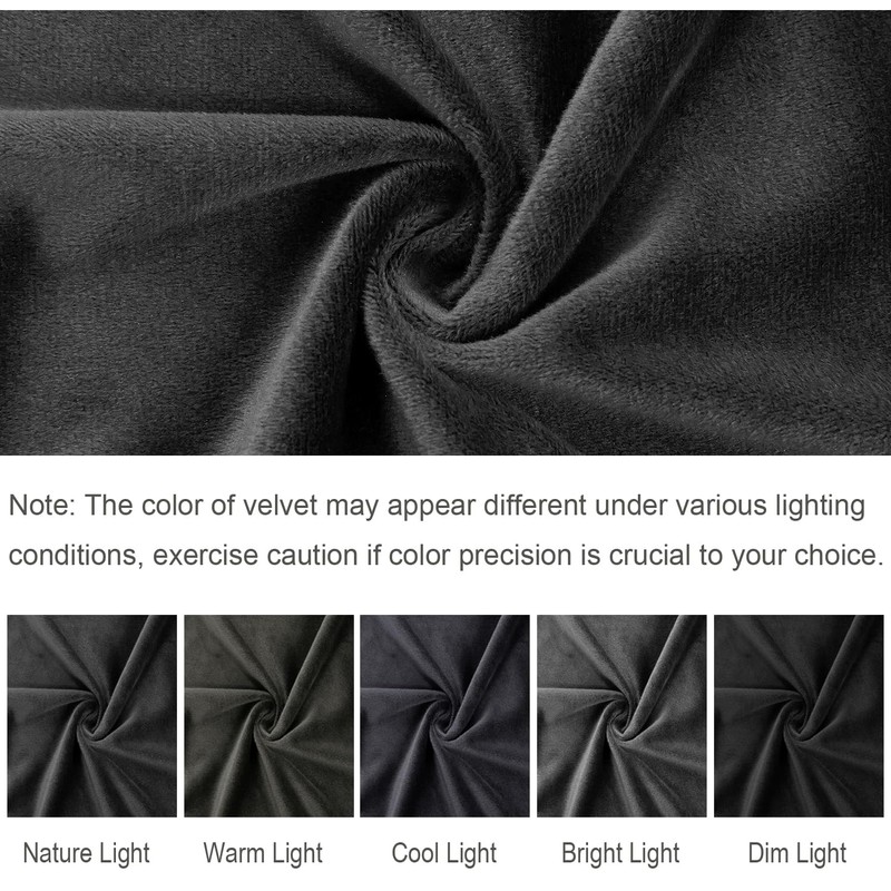 Xundefeng Soft Velvet Dining Chair Covers for Dining Room Set
