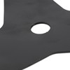 Black Weed Wacker Blades 3 Teeth Carbon Steel Brush Cutter