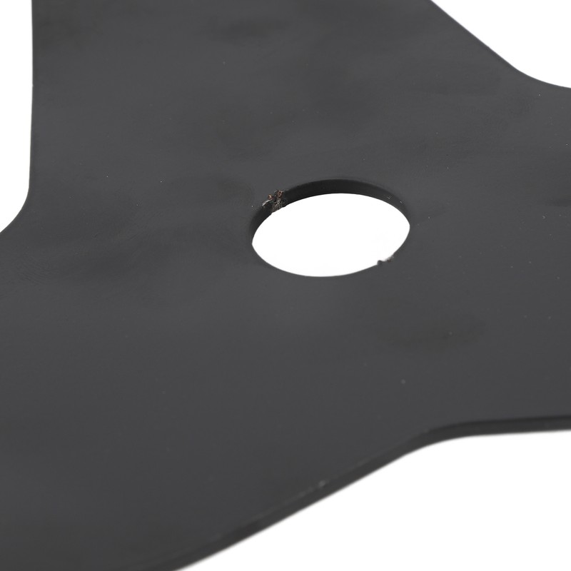 Black Weed Wacker Blades 3 Teeth Carbon Steel Brush Cutter