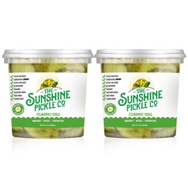 Florida's Favourite Snacking Pickle by The Sunshine Pickle Co - Classic Dill - 2 Packs
