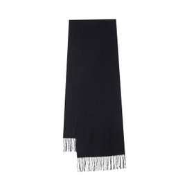CALVIN & OLIVIA Ultra-Soft Winter Cashmere Feel Scarf Warm Long Unisex Winter Scarves Perfect Holiday Gift for Women Men Amazing Black