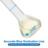 PATIKIL 10ml Female Flask Polypropylene Graduated Volumetric Flask with Plug
