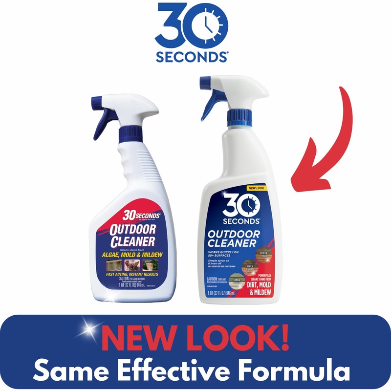 30 SECONDS Outdoor Mold & Mildew Stain Remover Spray |
