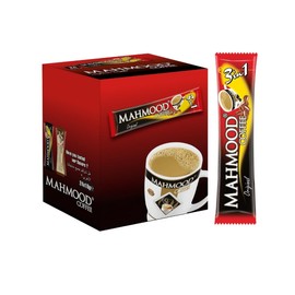 Mahmood 3 in 1 Coffee 18 G – Instant Coffee with Milk and Sugar – Delicious, Easy-to-Make Instant Coffee Packets, Single Serve Packets Total 24 Sticks