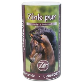 Agrobs Pure Zinc for Horses as Supplementary Feed for Zinc Deficiency 800 g Bag