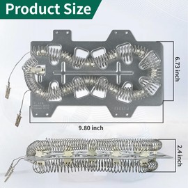 DC47-00019A Dryer Heating Element Replace 35001247, AP4045884,AH2038533,Fit for Dryer Model DVE50R5400V/A3 DVE50M7450W/A3 DV40J3000EW/A2 DV42H5200EP/A3