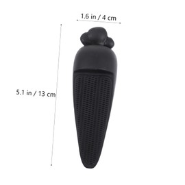 TEHAUX 1 PC Door Stopper Spring Door Stop Door Shield Hinge House Warming Present Hinge Pin Stop Wall Mounted Door Stop Wall Protector Stopper Floor Knob Black