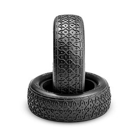 J Concepts 307702 Dirt Webs Tires-Green Compound- Fits 2.2WD Front Wheel