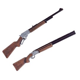 2Pcs Miniature Sniper Gun, 1/12 Miniature Rifle Gun Accessories for Dollhouse Decoration