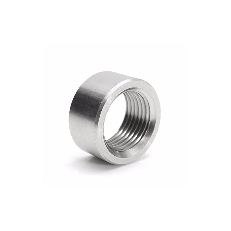 ChaRLes M18X1.5 Round Sensor Nut Thread Stainless Steel Exhaust Pipe