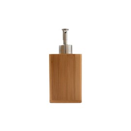 Bagnoxx Soap Dispenser Bamboo 200 ml Volume Pump Dispenser, Soap Dispenser, Refillable