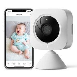 SwitchBot Indoor Cam, Compact Security Camera, Baby Monitor, Pet Camera, Works with Alexa, Network Camera, Smart Home, 2-Way Audio, Remote Monitoring, Easy Installation, Surveillance, Security