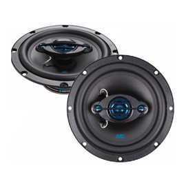 ATG Audio 6.5" 3-Way Coaxial Speakers with Grills, Pair - ATG65