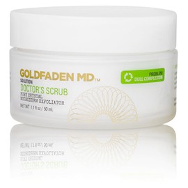 Microderm Daily Facial Exfoliator Doctorâ€TMs Scrub for Face | w/ Ruby Crystals, Hyaluronic Acid & Seaweed Extract | Buffs & Reveals Brighter, Radiant, Healthier Looking Skin | NET WT 1.7 ï¬' oz / 50 mL