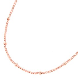 Jewelry Shop M Chain Necklace, Made in Japan, for Women and Men