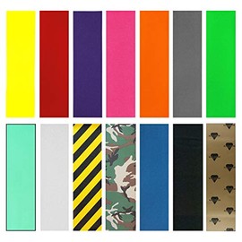 Black Diamond Old School Skateboard Griptape 10" x 34" Grip Tape (10" x 34" Orange, Without Application Kit)