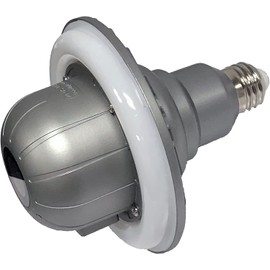 Zeus CCTV WiFi Floodlight Camera Home Security System Wireless Outdoor Waterproof Night Vision 1080p E26 LED Flood Light Cam (16GB, Single Camera Model)