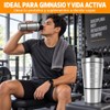 Janety Shaker Prote?na de Acero Inoxidable 600 Ml con Compartimento