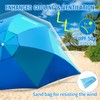 LOTTAFUN Beach Shelter Umbrella,Premiere UPF 50+ Umbrella Shelter with Patented