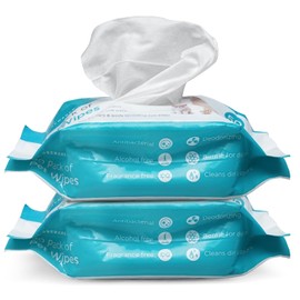 100 Pet Wipes for Cats & Dogs 15 X 20 CM | Antibacterial & Alcohol-Free Pets Cleaning Wipes | Odourless Dog Wipes for Smelly Dogs Grooming | Large Wet Wipes for Pet Paws, Face, Body, Ear, & Bum
