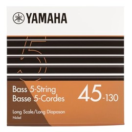 YAMAHA SB45-5 Bass Guitar Strings - 5 String Long (045-130) Nickel