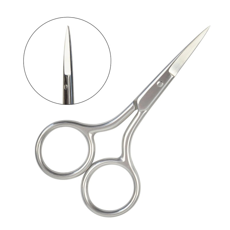 Eyebrow Scissors Cuticle Scissors Stainless Steel Ultra-Thin Nail Clippers Small