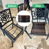 Biugaaufai 3 Pcs 120ft Wicker Repair Kit Gradient Coffee Brown