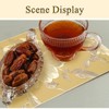 Square Gold Placemats Set of 6 Tablemats 11.8x17.7 inch Vinyl
