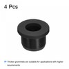sourcing map Pack of 4 Rubber Grommet Holder Diameter 35/64