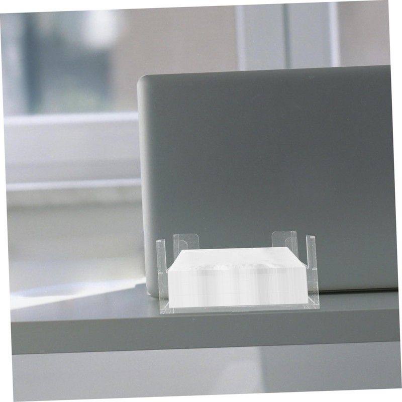 LABRIMP Clear Acrylic Napkin Holder Modern Desktop Tissue Dispenser for