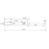 12" Valet Rod Standard for Closet Satin Nickel SN Metal