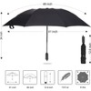 LANBRELLA Umbrella Reverse Travel Umbrella Windproof Compact Folding - C2.1