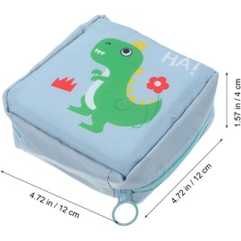 Bolsa de Almacenamiento de Toallas Sanitarias de Nylon 2 Piezas Portátil y Compacta, para Viaje y Compras, Monedero Mini para Niñas y Mujeres