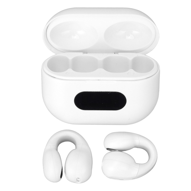 Bone Conduction Bluetooth Earbuds Active Noise Cancellation Lightweight Stereo Open