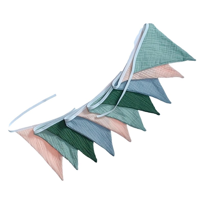 Pennant Banner Flags - Multipurpose Nursery Garland Triangle Pennant Flag,Washable