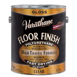 1 gal Rust-Oleum 130031 Clear Varathane Oil-Based Interior High Traffic Floor Finish, Gloss