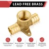 EFIELD 3/4" Pex X 3/4" Pex X 1/2" Female NPT