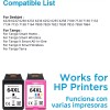 For HP 2 Pack 64 XL Ink Cartridge Combo for