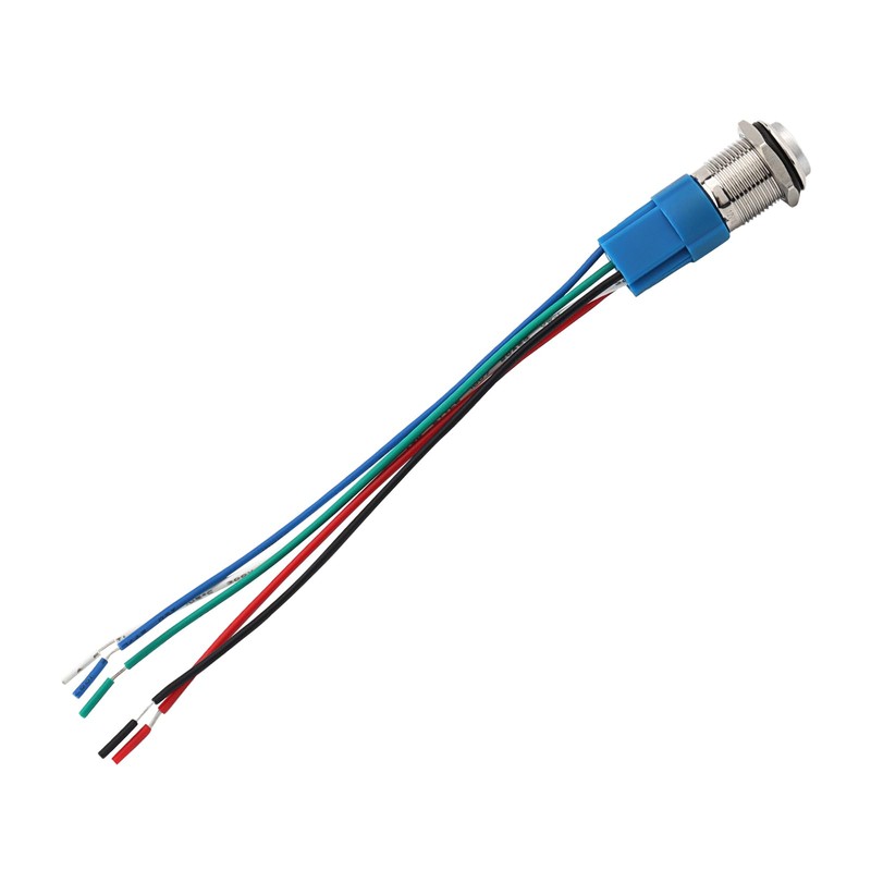 DriSentri Horn Button Switch, 16mm Momentary Push Button Switch, 12V