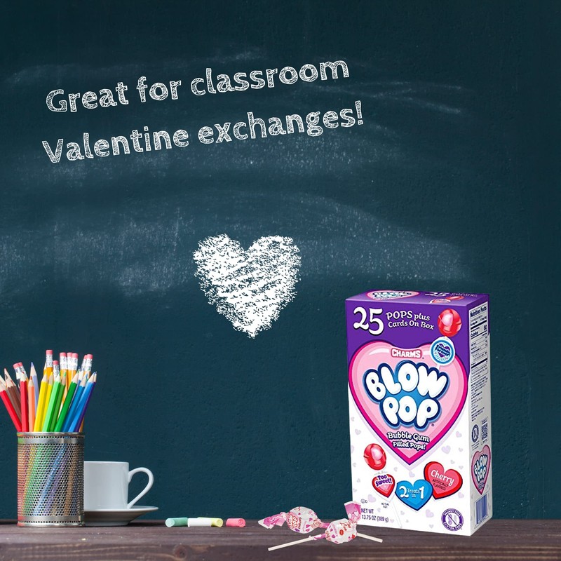 Charms Valentine Blow Pop Friendship Exchange Kit, 13.75 Ounce