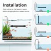 NICREW Fish Tank Heater, Submersible Aquarium Heater with External Temperature